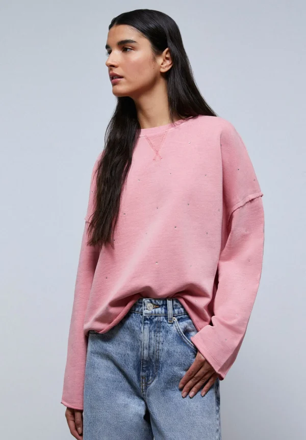 scalperscompany Sudadera Detalle Cristales-Mujer Sudaderas
