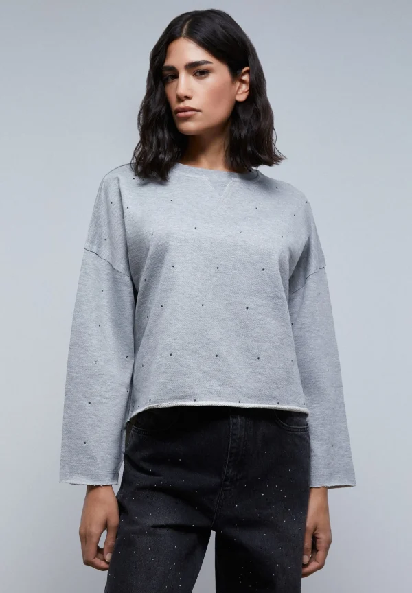 scalperscompany Sudadera Detalle Cristales-Mujer Sudaderas