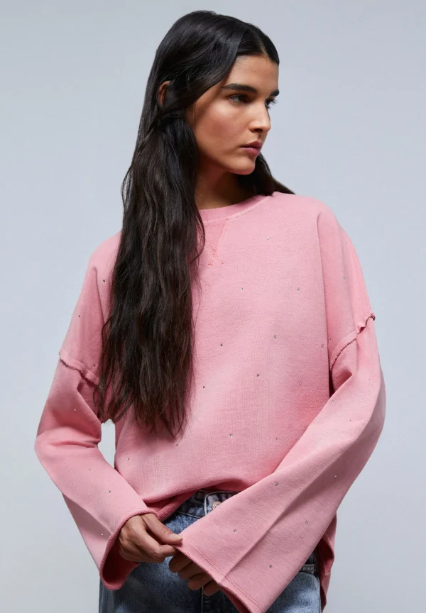 scalperscompany Sudadera Detalle Cristales-Mujer Sudaderas