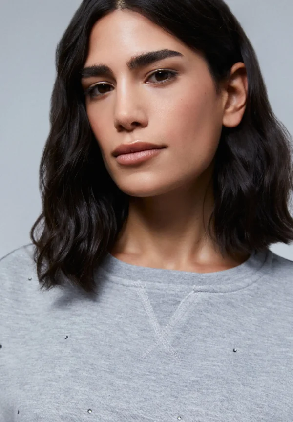 scalperscompany Sudadera Detalle Cristales-Mujer Sudaderas