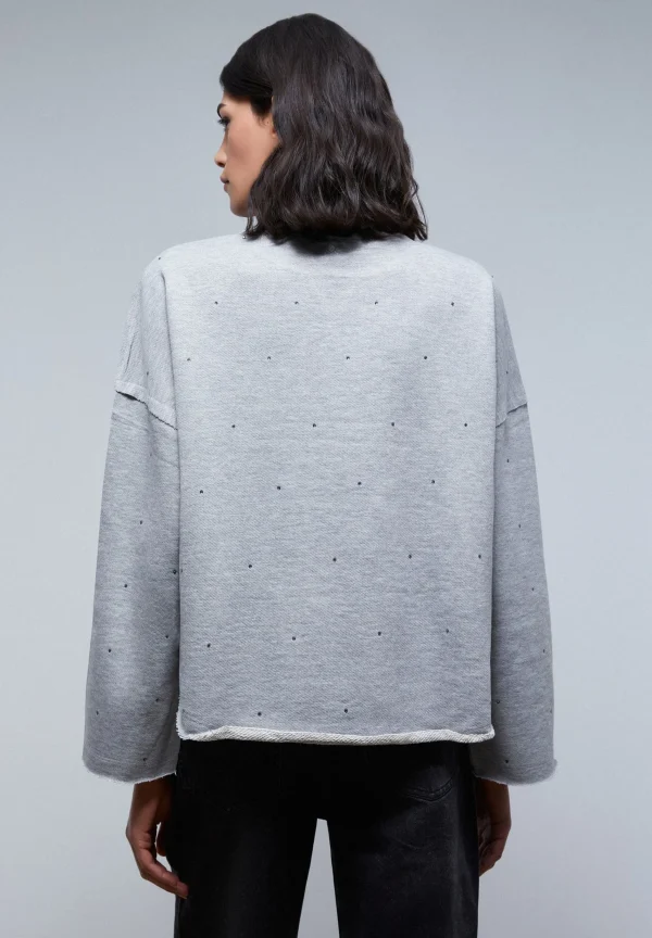 scalperscompany Sudadera Detalle Cristales-Mujer Sudaderas