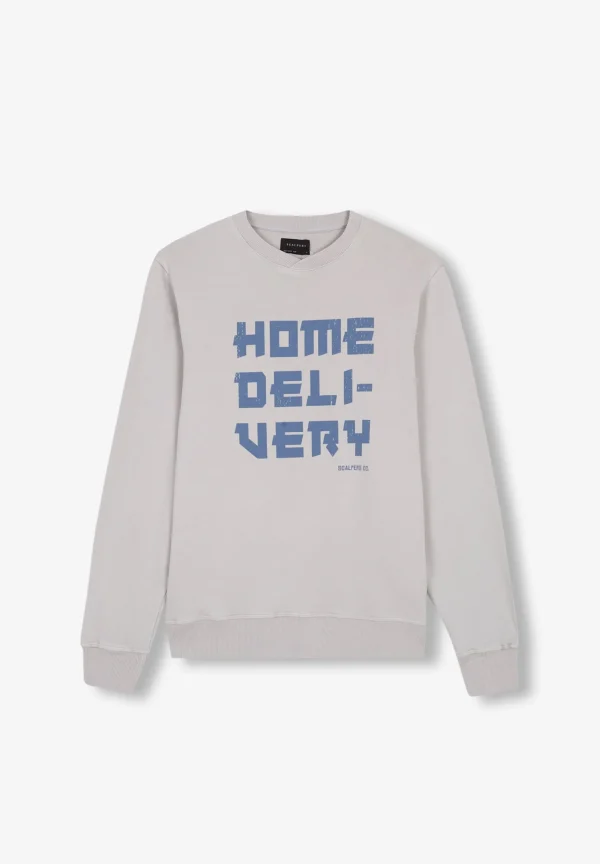 scalperscompany Sudadera Detalle Cuello-Hombre Sudaderas