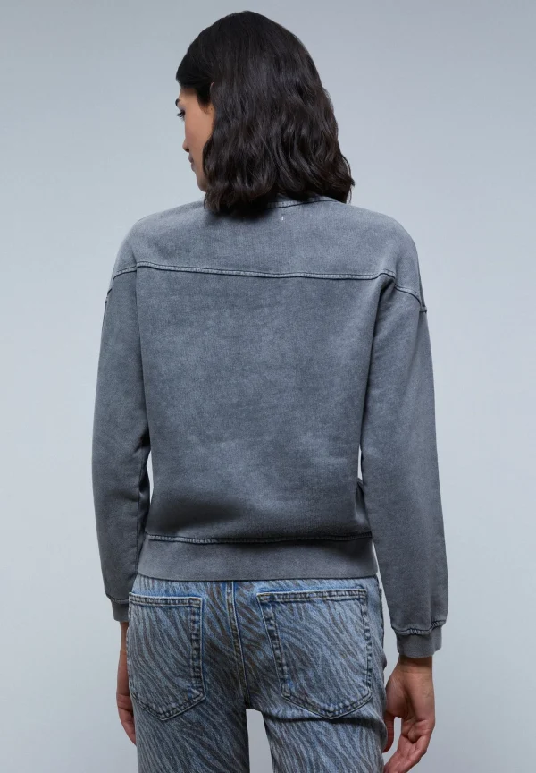 scalperscompany Sudadera Lavada Logo Bordado-Mujer Sudaderas