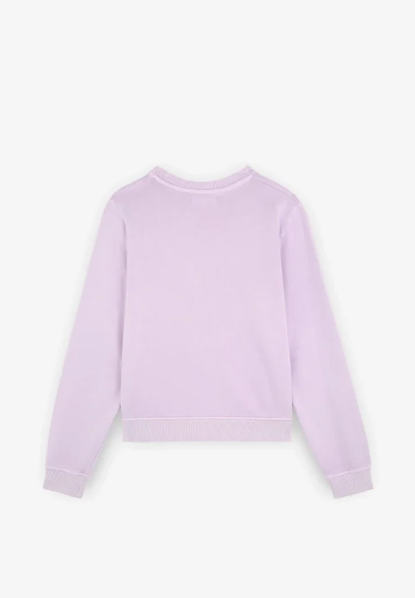 scalperscompany Sudadera Lavada Logo Glitter-Mujer Sudaderas