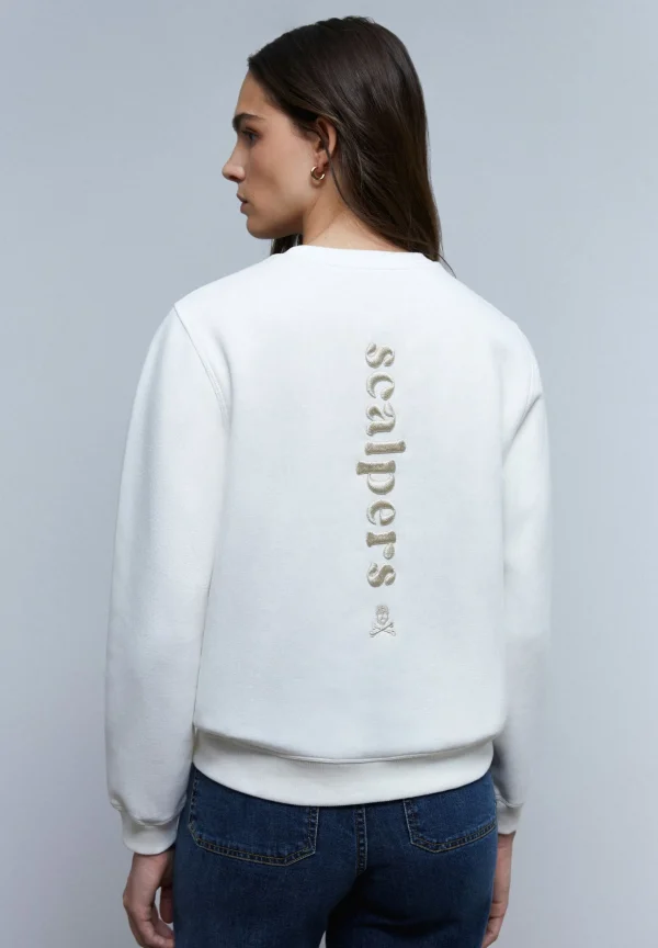 scalperscompany Sudadera Logo Bordado Trasero-Mujer Sudaderas
