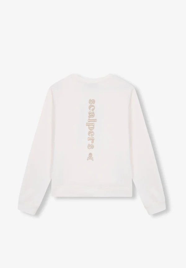 scalperscompany Sudadera Logo Bordado Trasero-Mujer Sudaderas