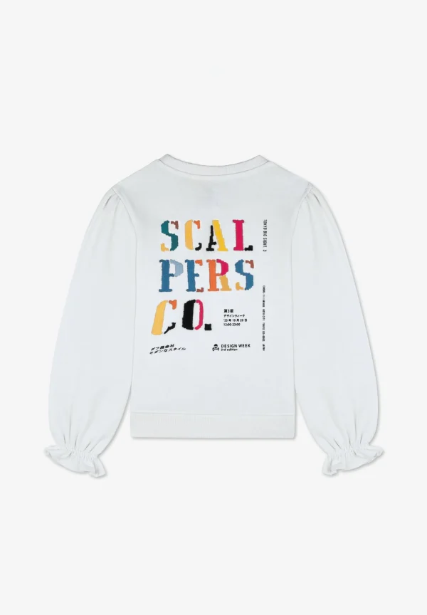 scalperscompany Sudadera Logo Bordado Trasero-Niños Sudaderas
