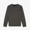 scalperscompany Sudadera Logo Flocado-Hombre Big And Tall