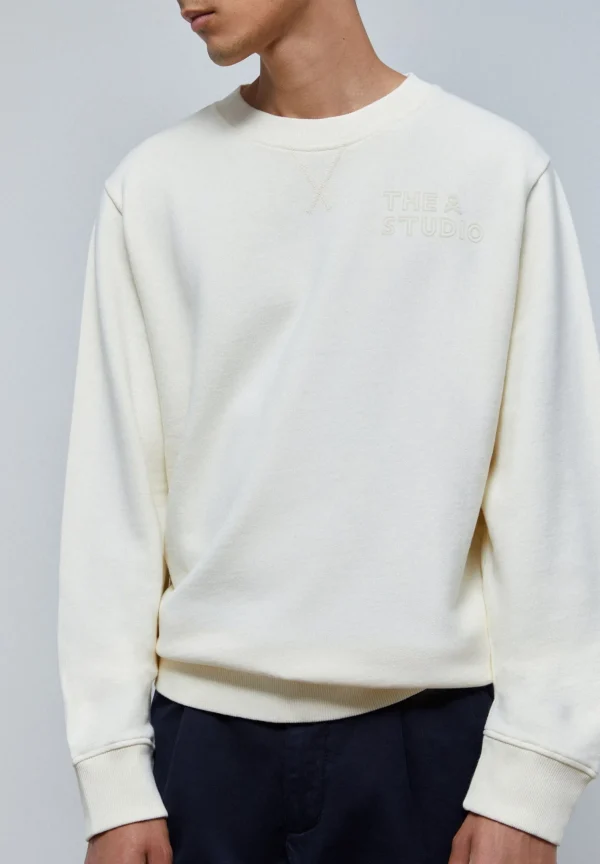 scalperscompany Sudadera Logo Flocado-Hombre Sudaderas