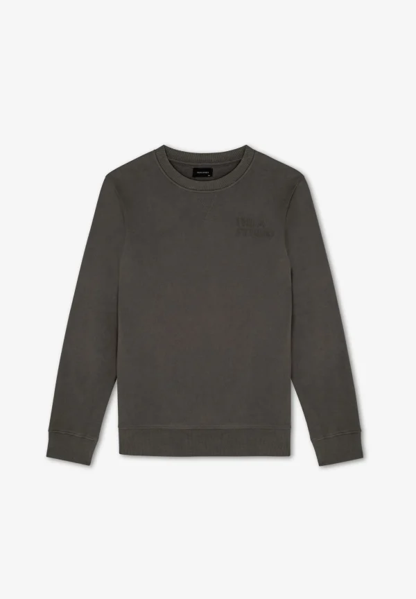 scalperscompany Sudadera Logo Flocado-Hombre Sudaderas