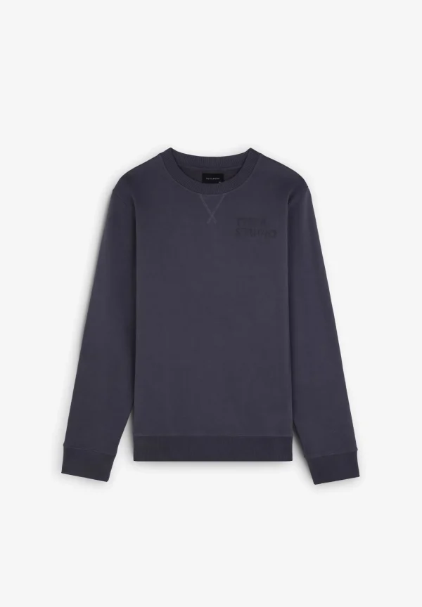 scalperscompany Sudadera Logo Flocado-Hombre Sudaderas