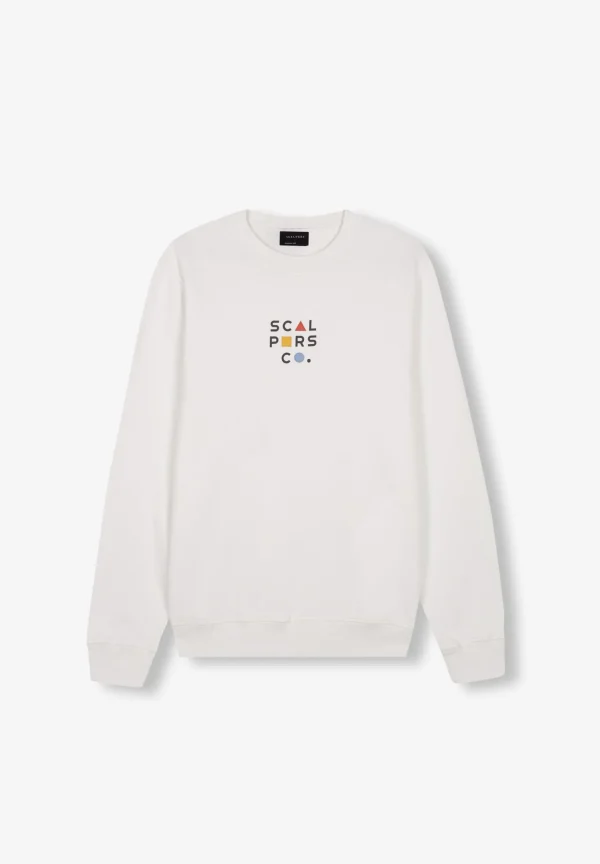 scalperscompany Sudadera Logo Frontal Flocado-Hombre Big And Tall