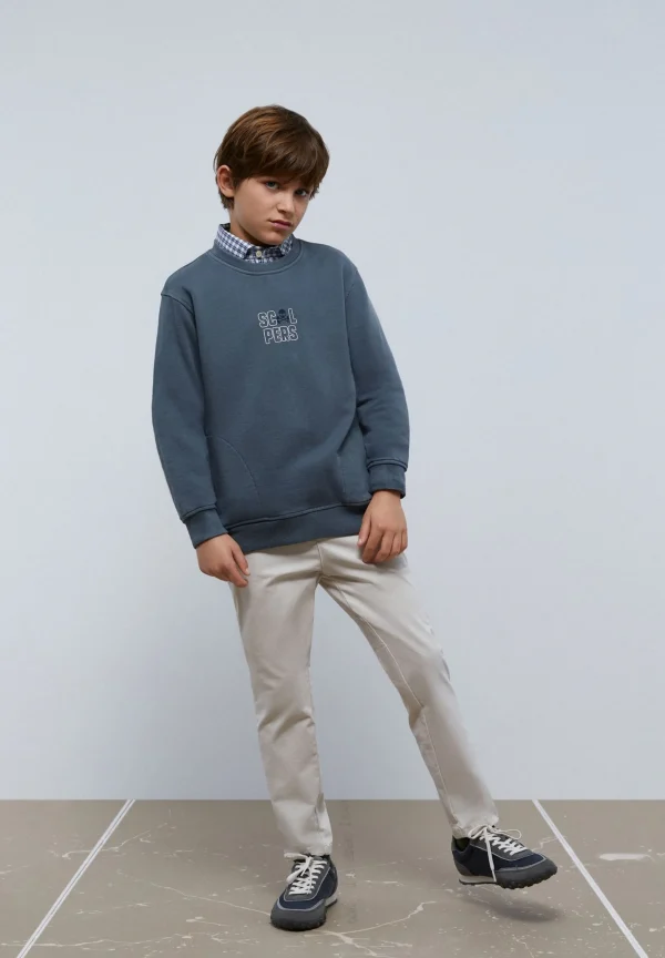 scalperscompany Sudadera Logo Frontal High Density-Niños Sudaderas