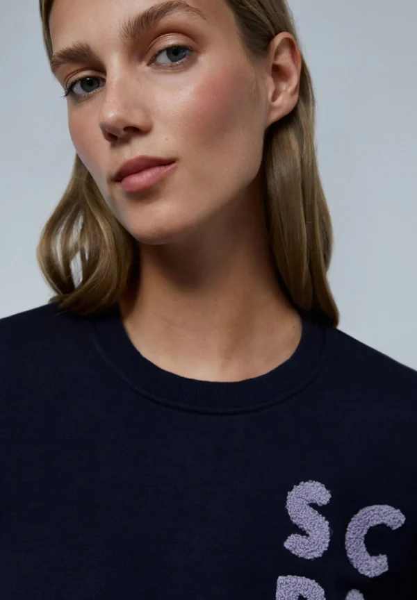 scalperscompany Sudadera Logo Rizo-Mujer Sudaderas