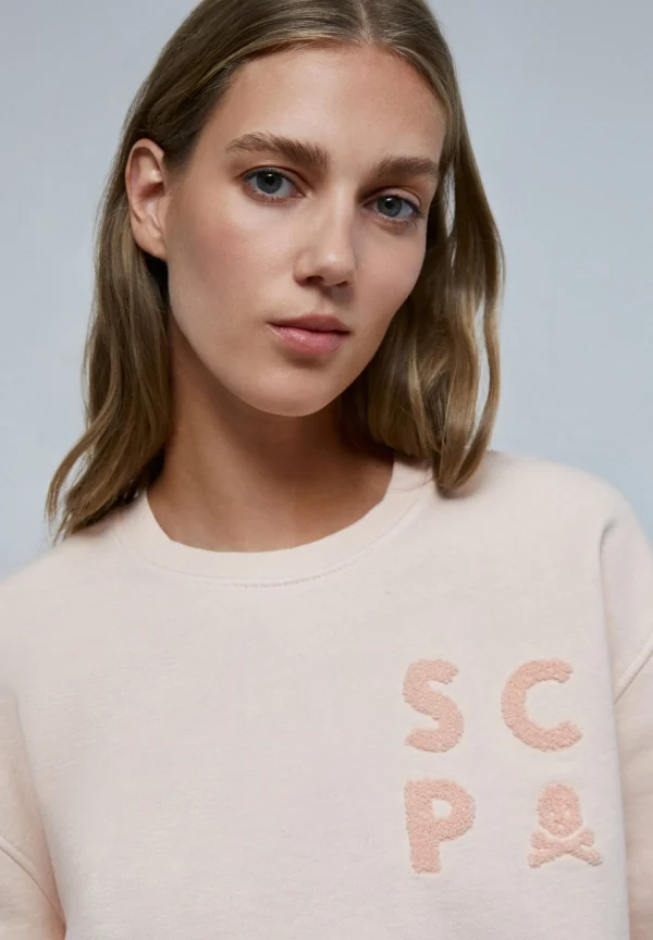 scalperscompany Sudadera Logo Rizo-Mujer Sudaderas