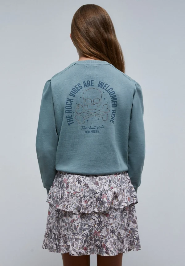 scalperscompany Sudadera Nudo Delantero-Niños Sudaderas