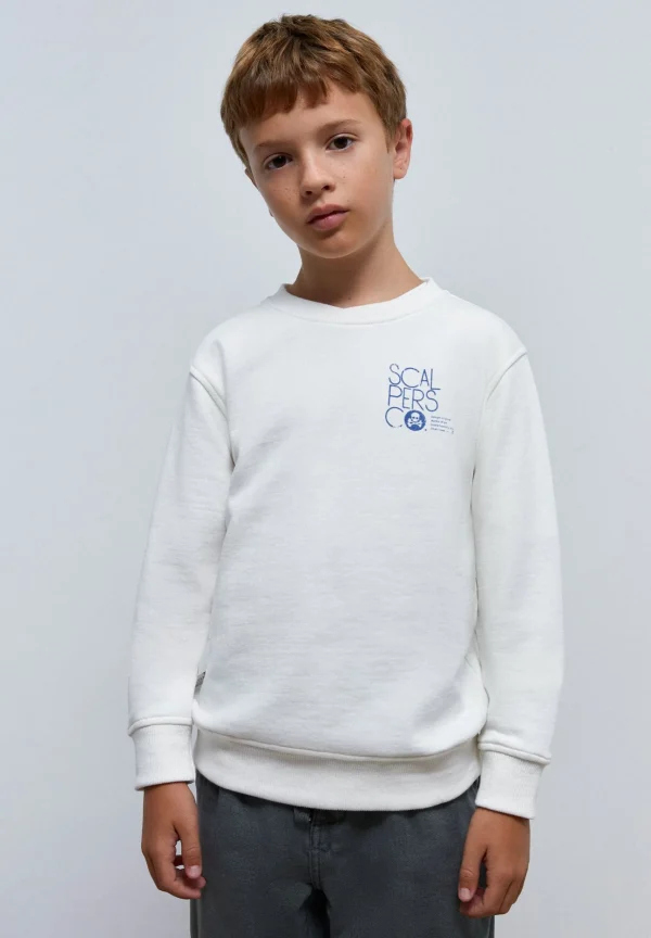 scalperscompany Sudadera Parche Trasero-Niños Mini Me