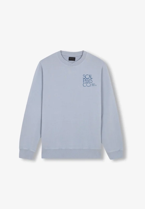 scalperscompany Sudadera Parche Trasero-Hombre Sudaderas