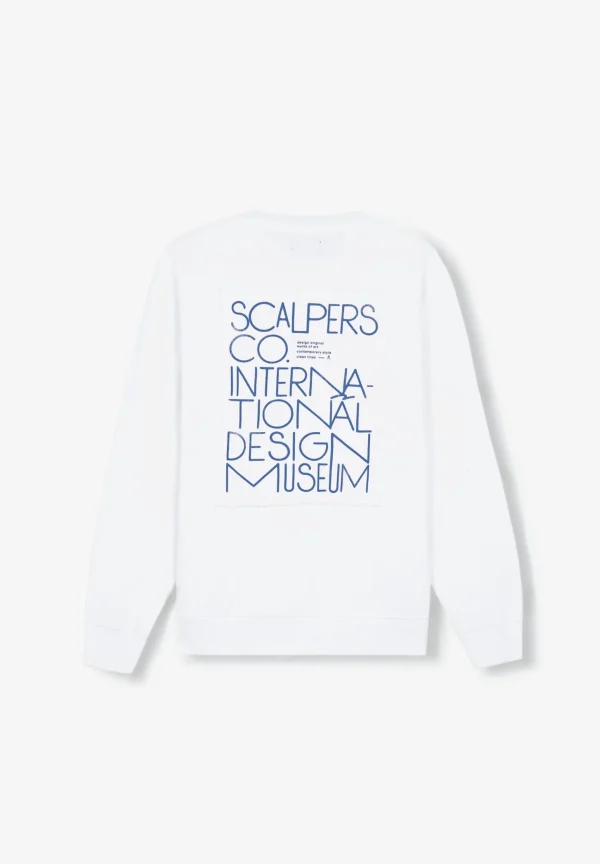 scalperscompany Sudadera Parche Trasero-Hombre Sudaderas