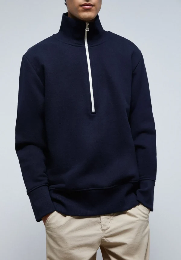 scalperscompany Sudadera Premium Cremallera A Contraste-Hombre Sudaderas