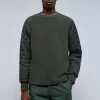 scalperscompany Sudadera Premium Mangas Acolchadas-Hombre Sudaderas