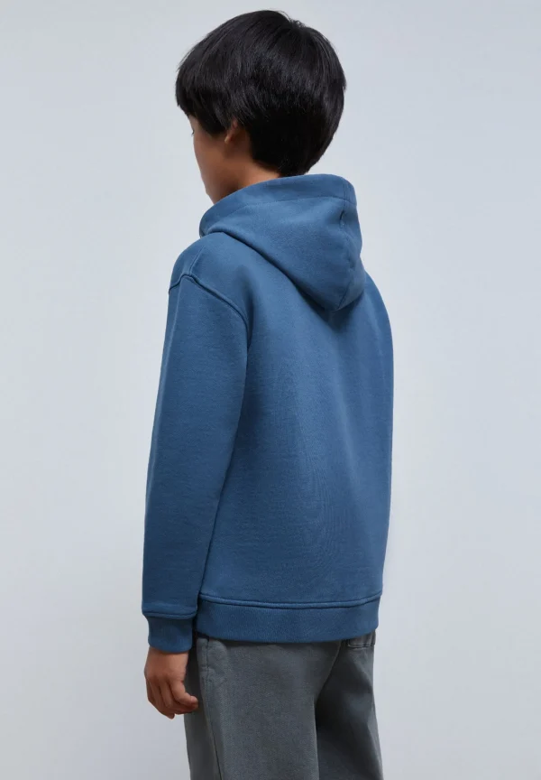 scalperscompany Sudadera Print Frontal Capucha-Niños Sudaderas