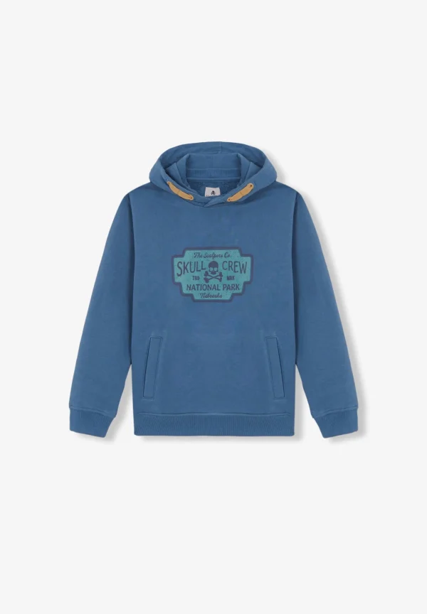 scalperscompany Sudadera Print Frontal Capucha-Niños Sudaderas
