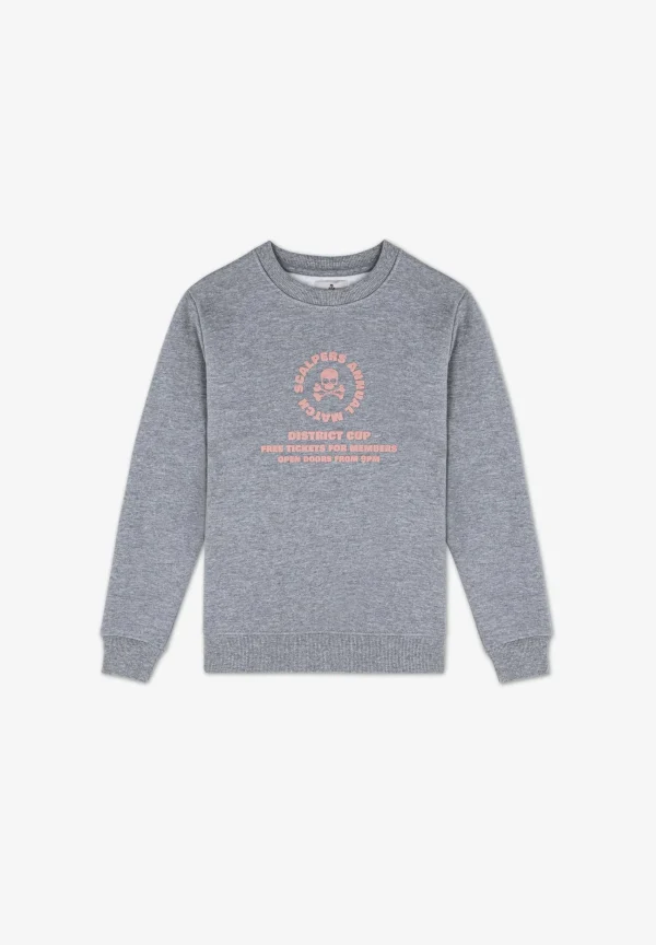 scalperscompany Sudadera Print Frontal Relieve-Niños Sudaderas