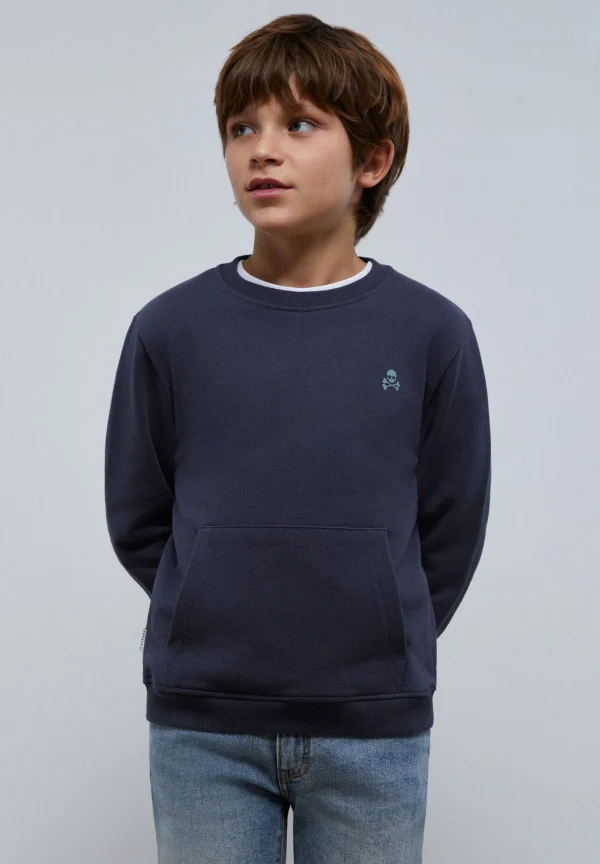 scalperscompany Sudadera Print Logo Circular-Niños Sudaderas