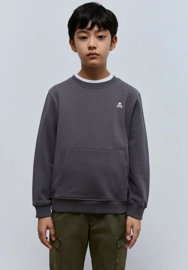 scalperscompany Sudadera Print Logo Circular-Niños Sudaderas