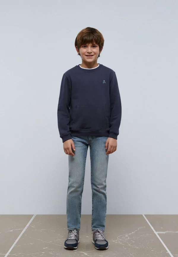 scalperscompany Sudadera Print Logo Circular-Niños Sudaderas