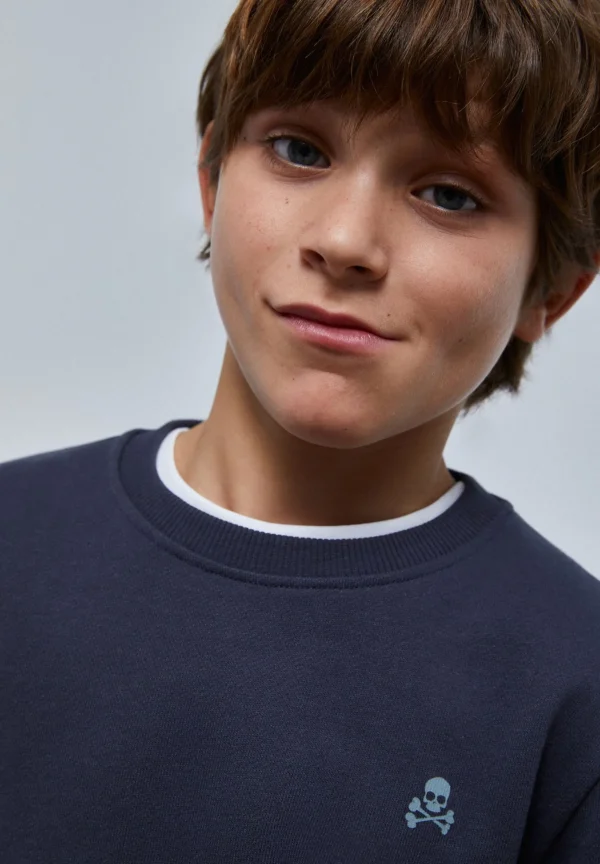 scalperscompany Sudadera Print Logo Circular-Niños Sudaderas