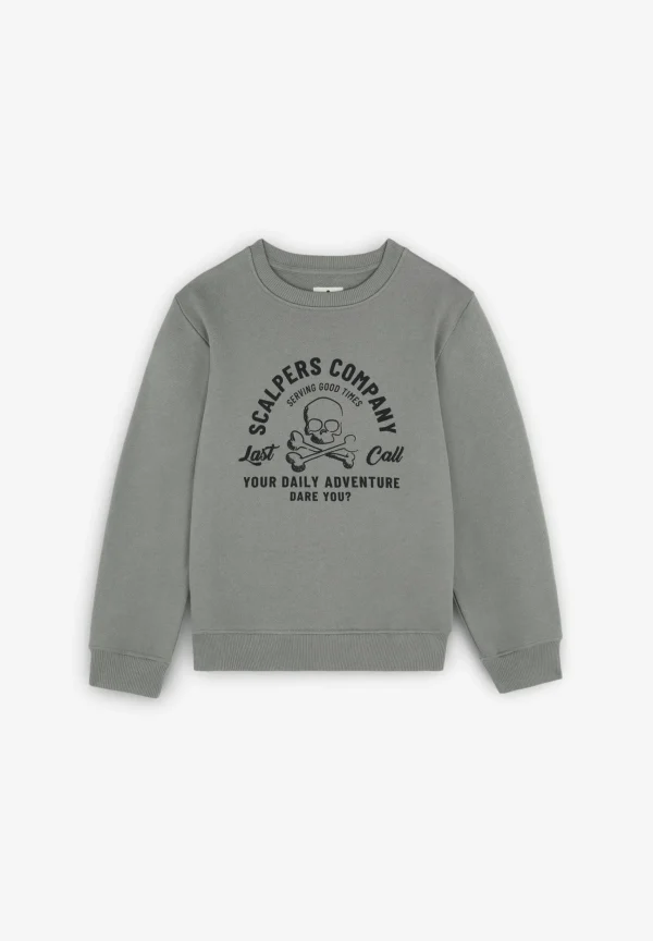 scalperscompany Sudadera Print Y Bordados-Niños Sudaderas