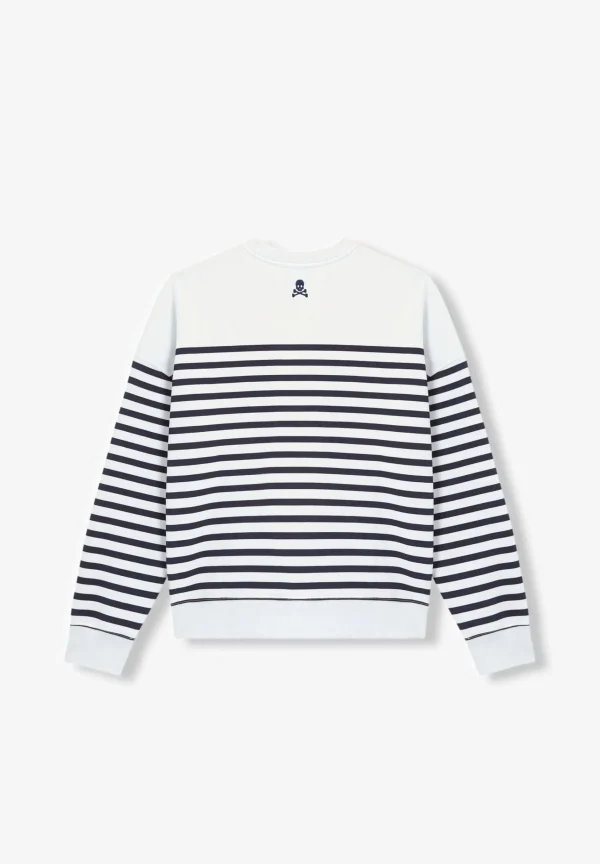 scalperscompany Sudadera Rayas Logo-Mujer Sudaderas