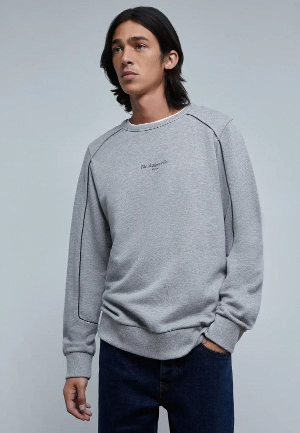 scalperscompany Sudadera Vivos Contraste-Hombre Sudaderas
