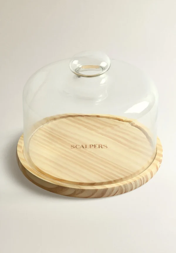scalperscompany Tabla Queso Cupula-Home Almacenaje Y Utensilios