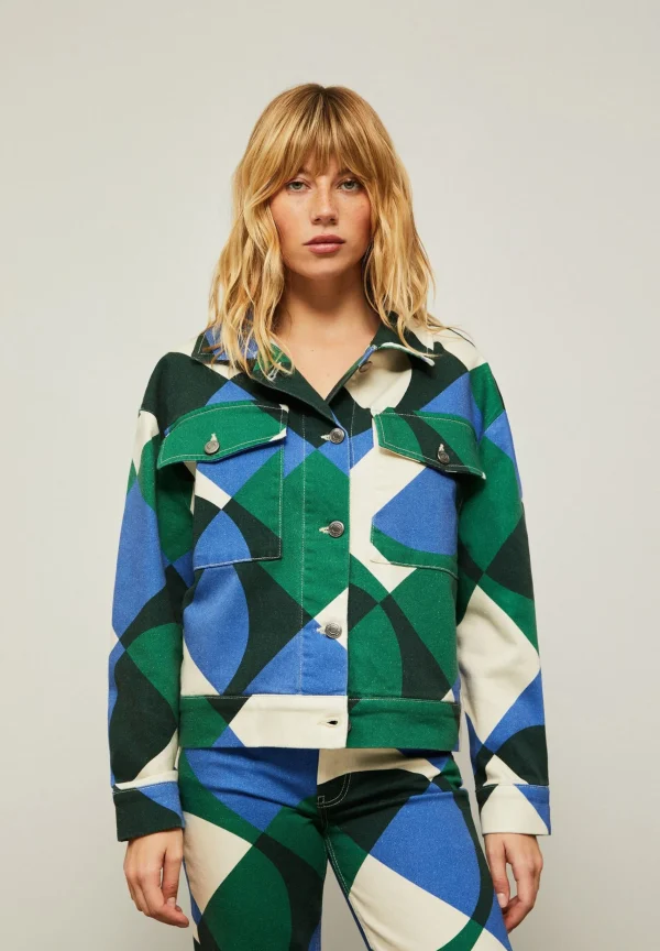 THINKING MU | Chaqueta Tetris Frans-Mujer Abrigos Y Chaquetas