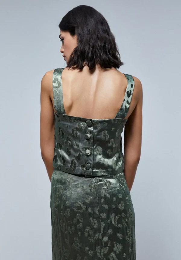 scalperscompany Top Animal Print-Mujer Coleccion