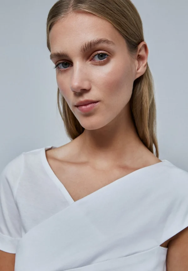 scalperscompany Top Asimetrico-Mujer Camisetas Y Tops