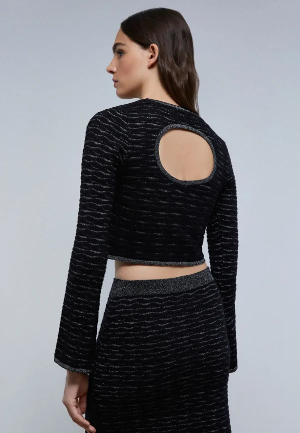 scalperscompany Top Cropped Abertura Trasera-Mujer Total Look