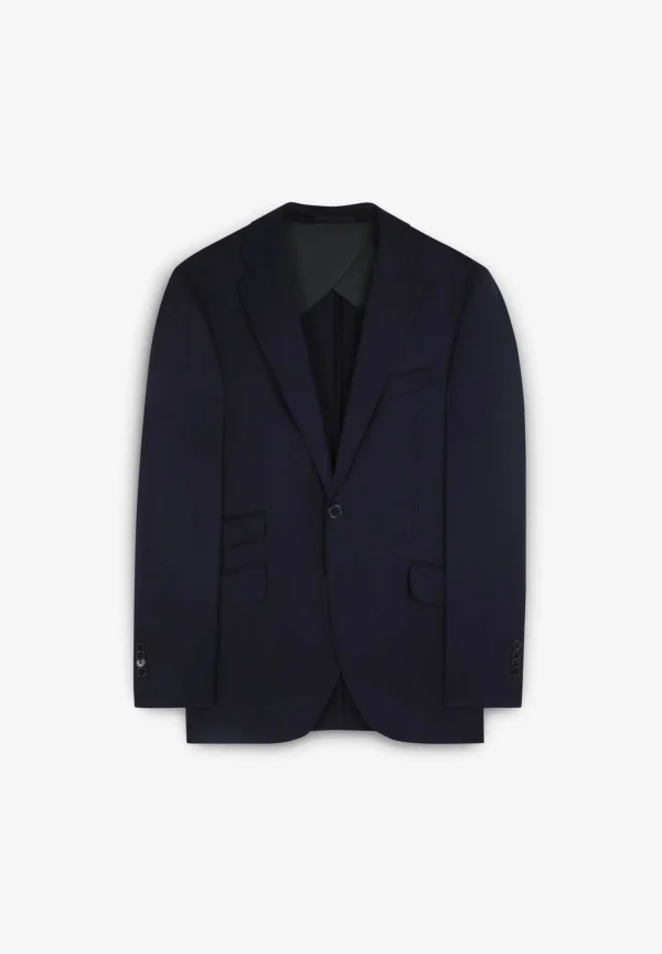 scalperscompany Traje Azul Marino Estructura Bolsillos-Hombre Trajes