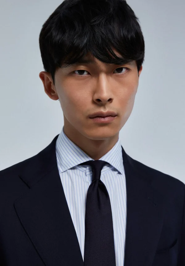 scalperscompany Traje Azul Marino Lana-Hombre Trajes