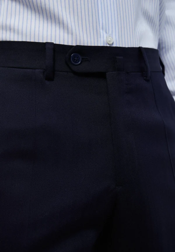 scalperscompany Traje Azul Marino Lana-Hombre Trajes