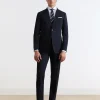 scalperscompany Traje Clasico Azul Marino-Hombre Trajes