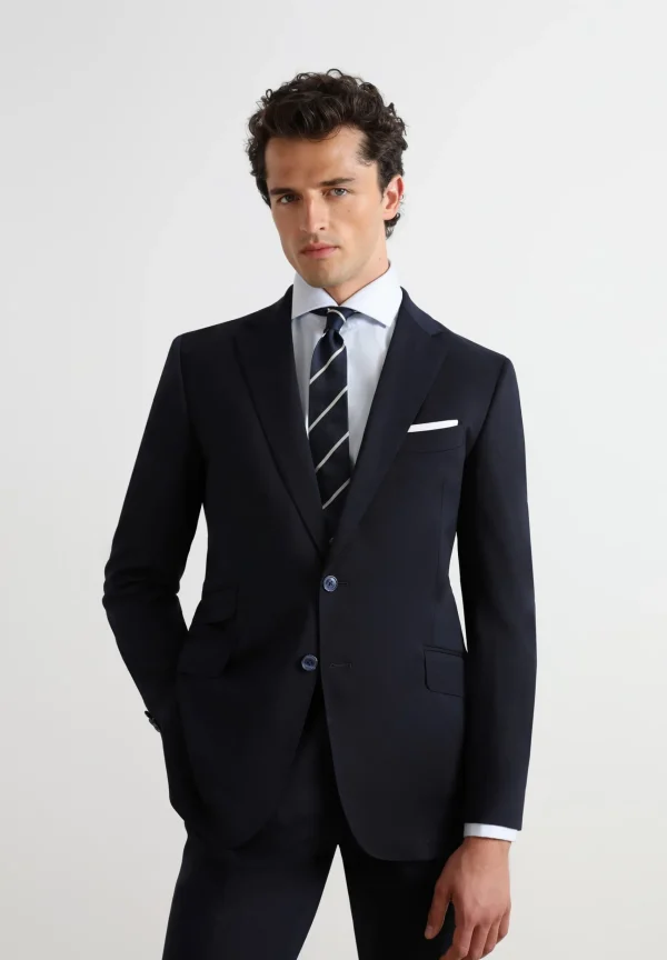 scalperscompany Traje Clasico Azul Marino-Hombre Trajes