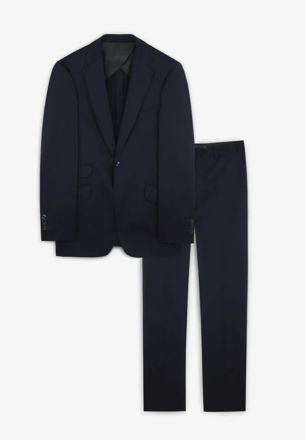 scalperscompany Traje Clasico Azul Marino-Hombre Trajes
