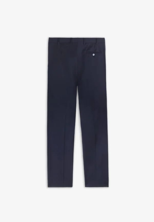 scalperscompany Traje Clasico Lana Azul Marino-Hombre Trajes