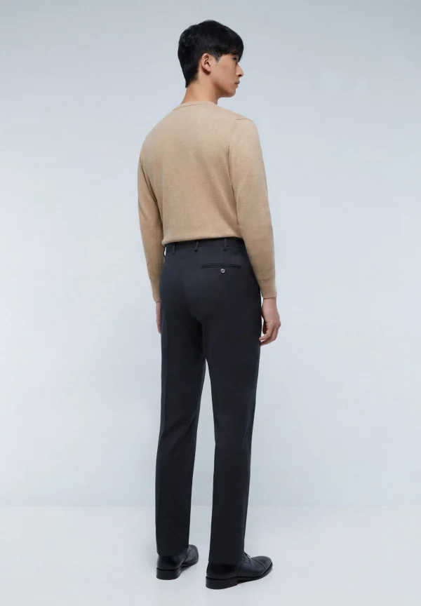 scalperscompany Traje Clasico Lana Gris-Hombre Trajes