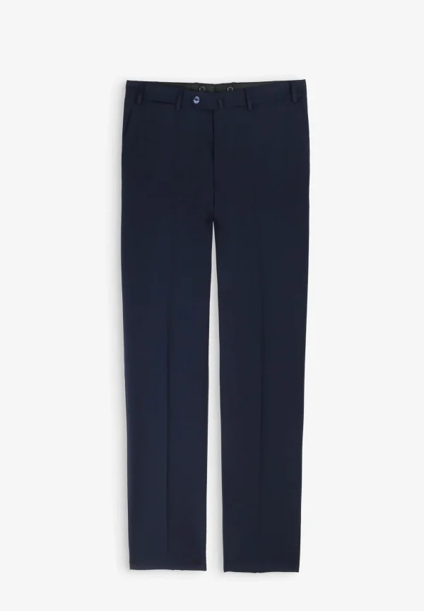 scalperscompany Traje Estructura Azul Marino Lana-Hombre Trajes