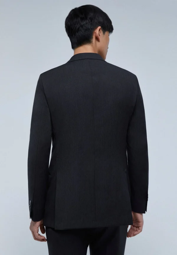 scalperscompany Traje Estructura Gris Lana-Hombre Trajes